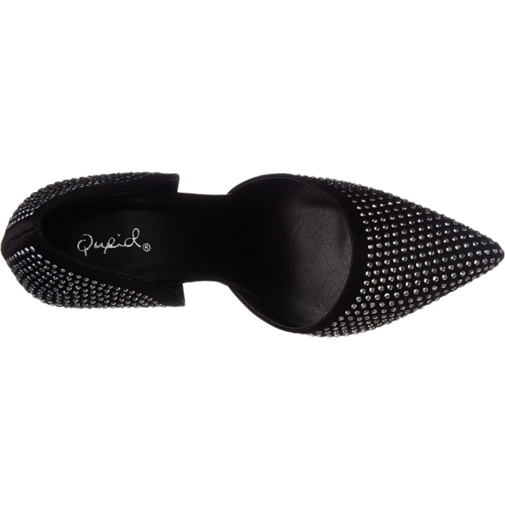 Qupid Women's Rhinestone Dress Pump! BRAND NEW IN BOX, SAME DAY SHIPPING! - Picture 10 of 15